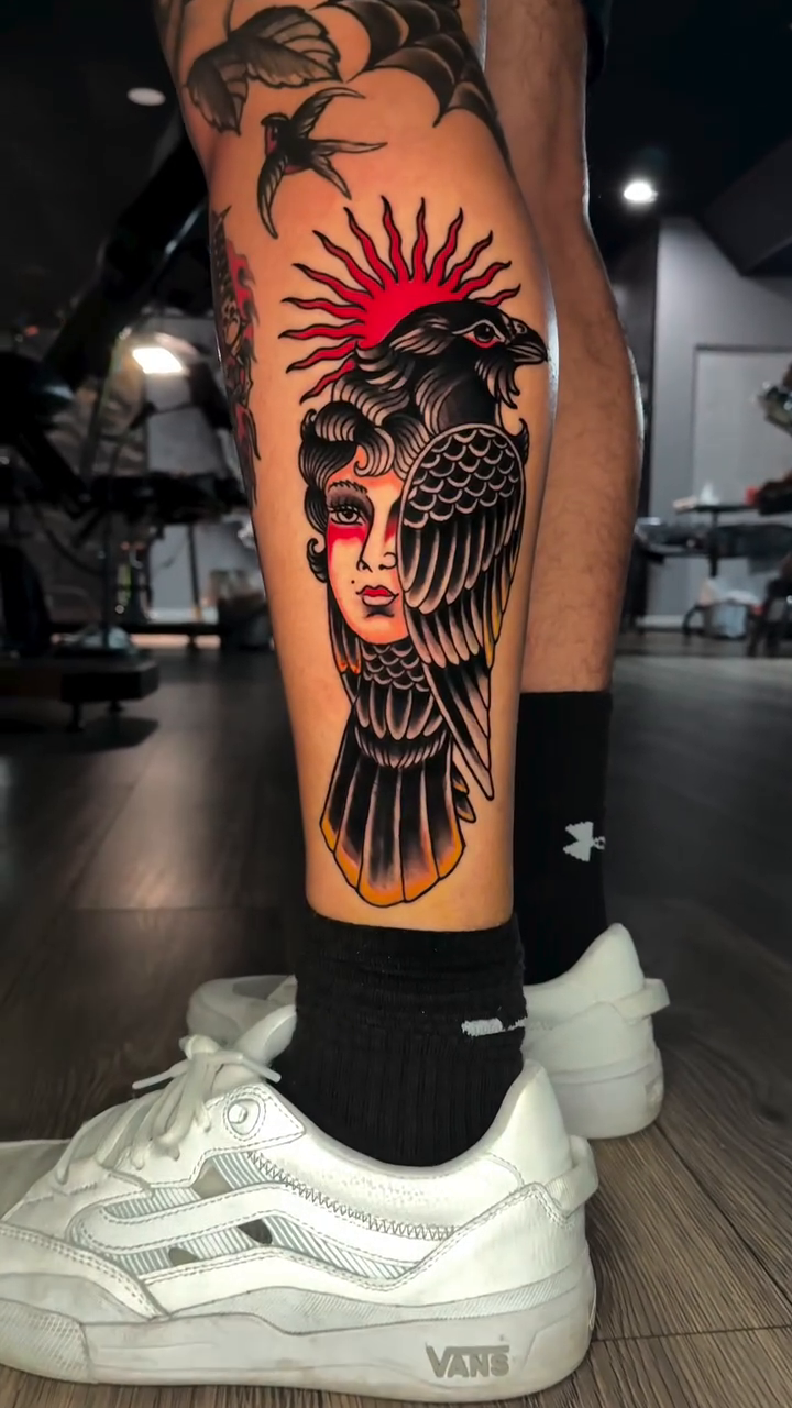 Tattoo by @davidsontattoortg — neo_traditional, black_and_grey