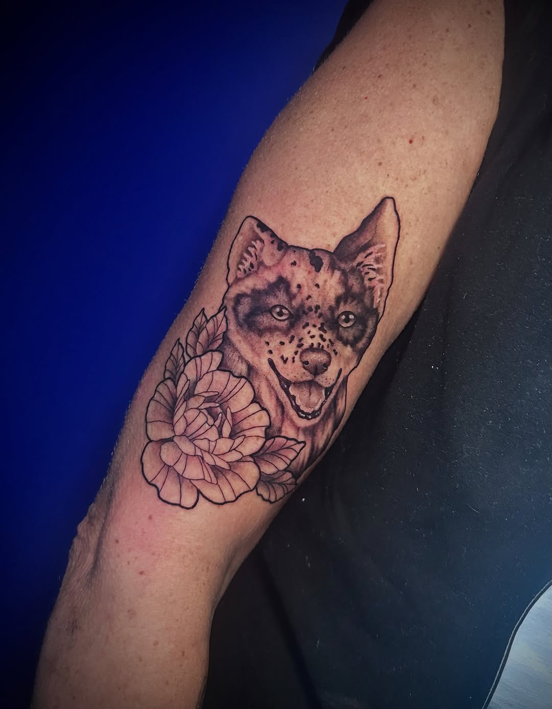 Tattoo by @dani_does_tatts — realism, black_and_grey