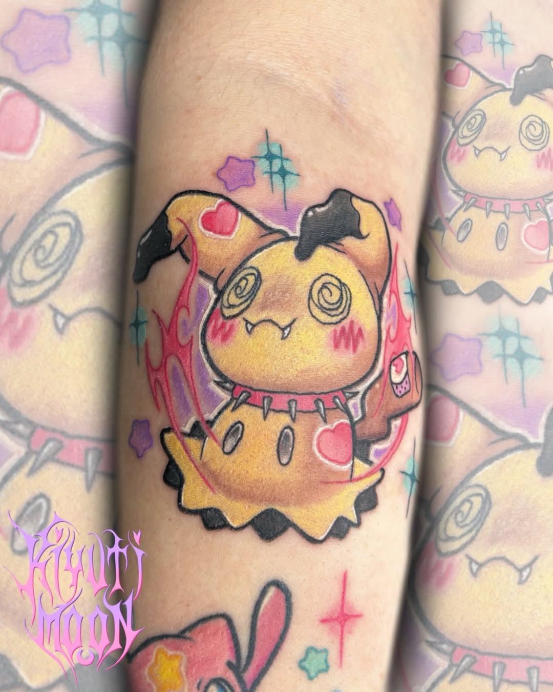 Tattoo by @kiyutimoon.tattoo — new_school, anime