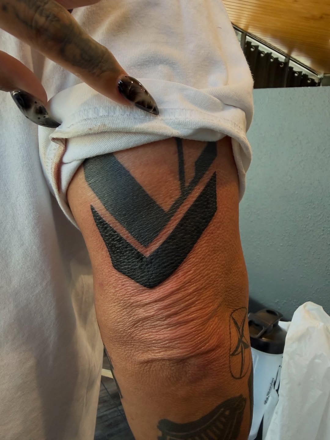 Tattoo by @loveyoutodeathtattoo — blackwork