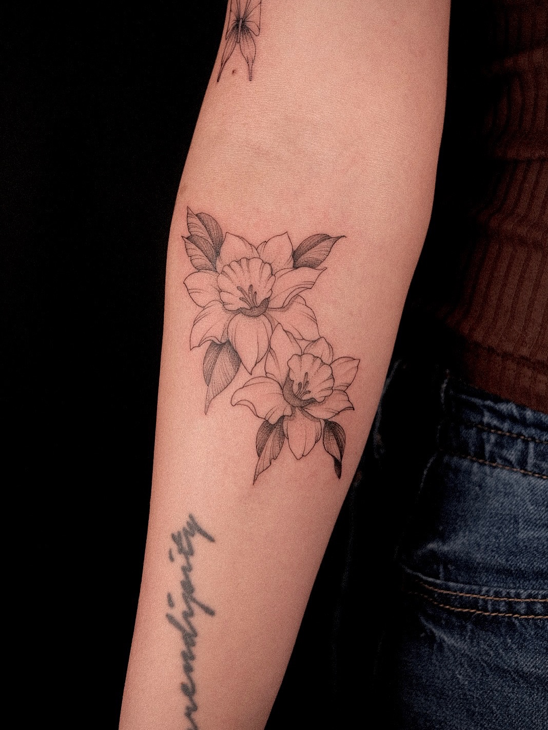 Tattoo by @shaypokes — fine_line, black_and_grey