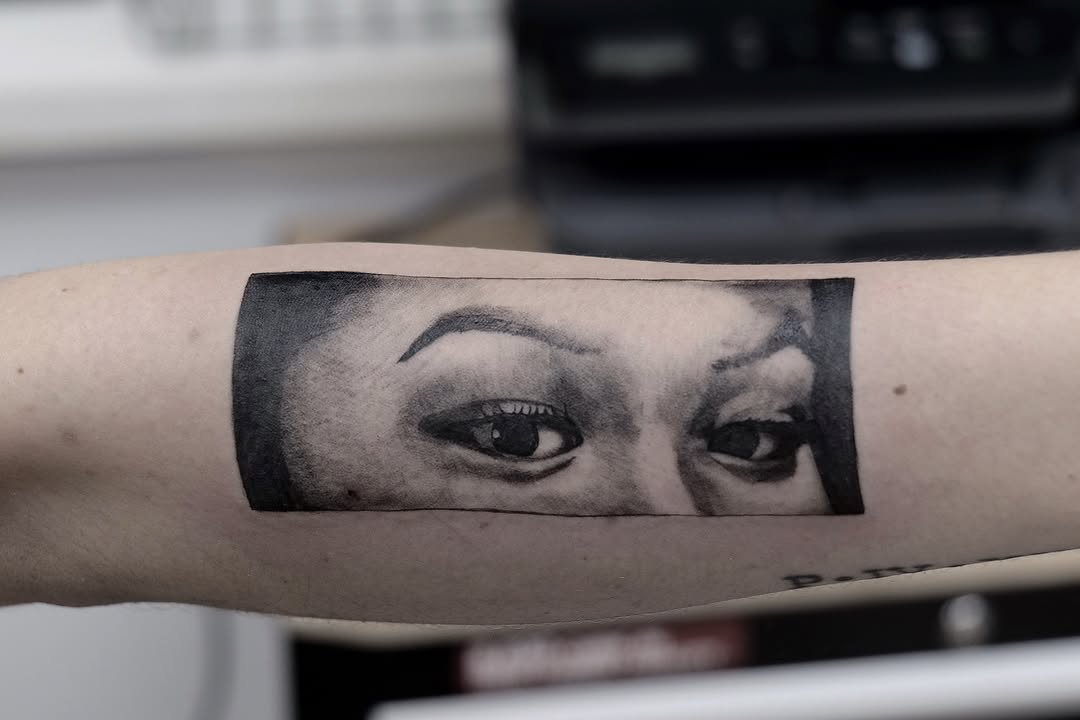 Tattoo by @godlikeadog โ realism, black_and_grey