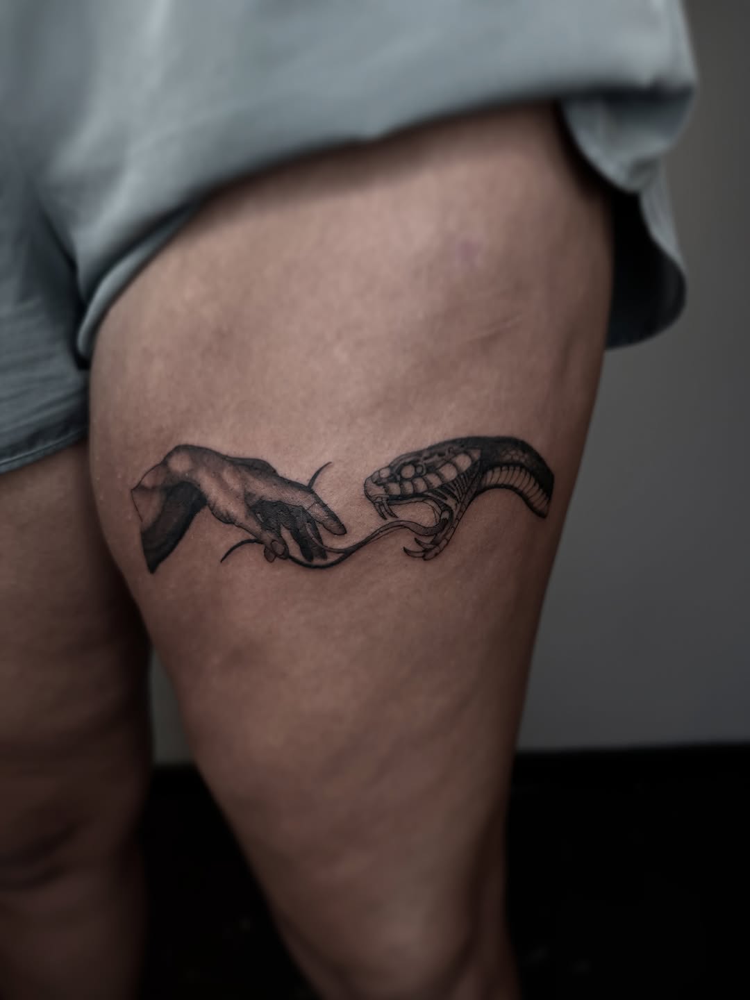 Tattoo by @brandonshelbyart — realism, black_and_grey