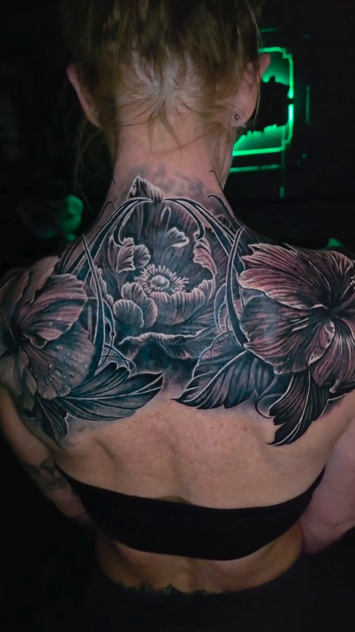 Tattoo by @47inked — japanese_irezumi, black_and_grey