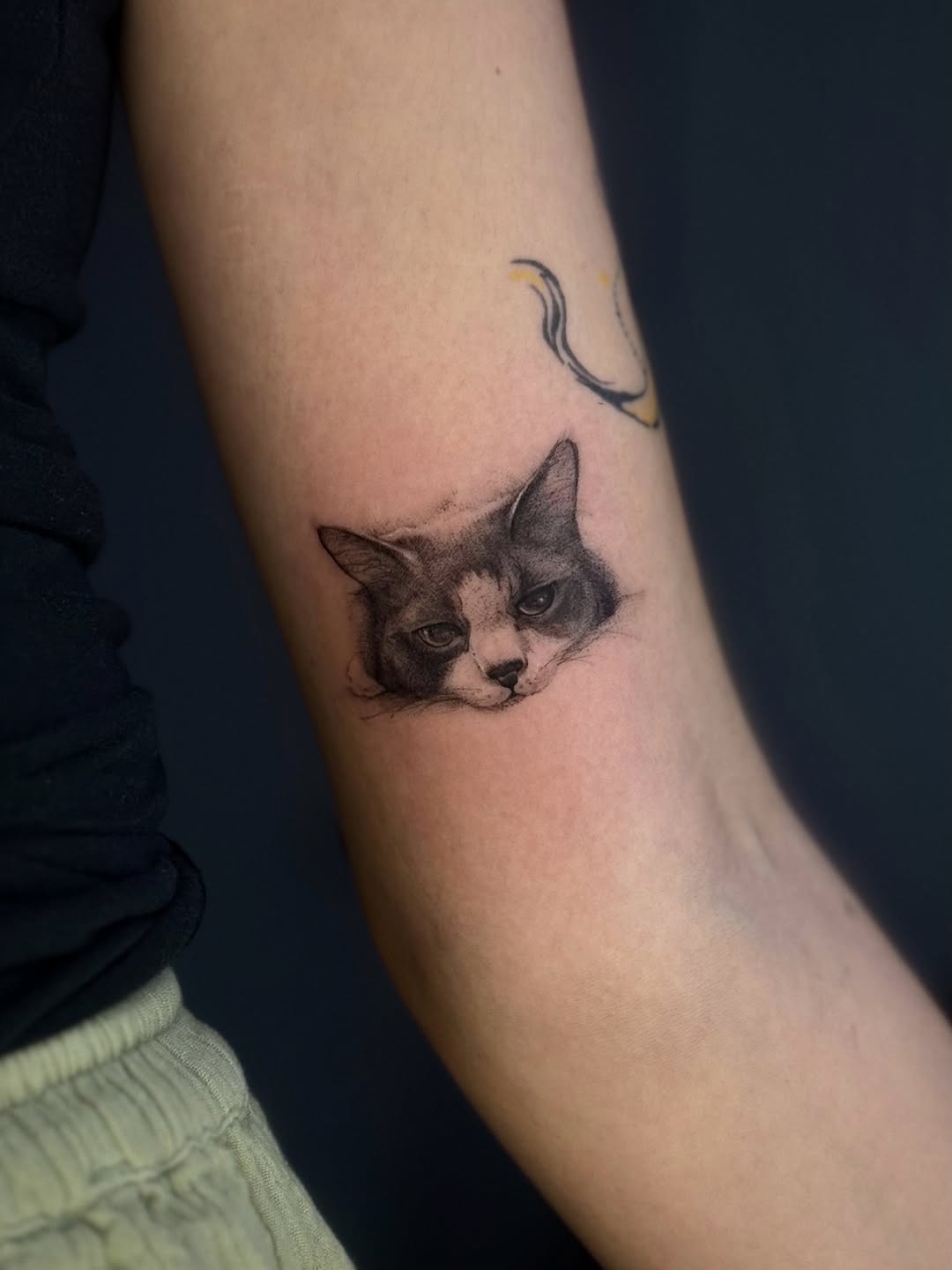 Tattoo by @yourdarkstory — realism, black_and_grey