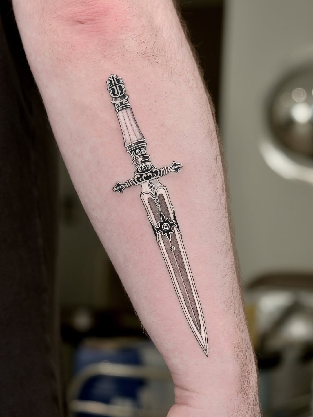 Tattoo by @pobitattoo — black_and_grey, ornamental