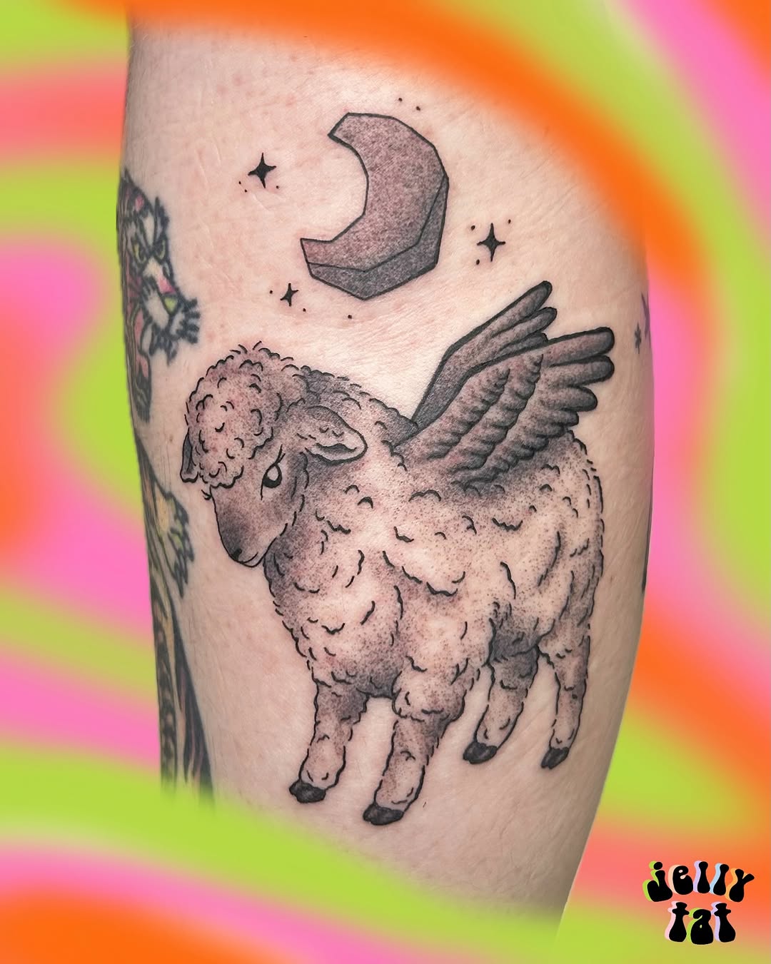 Tattoo by @jelly.tat β black_and_grey, illustrative
