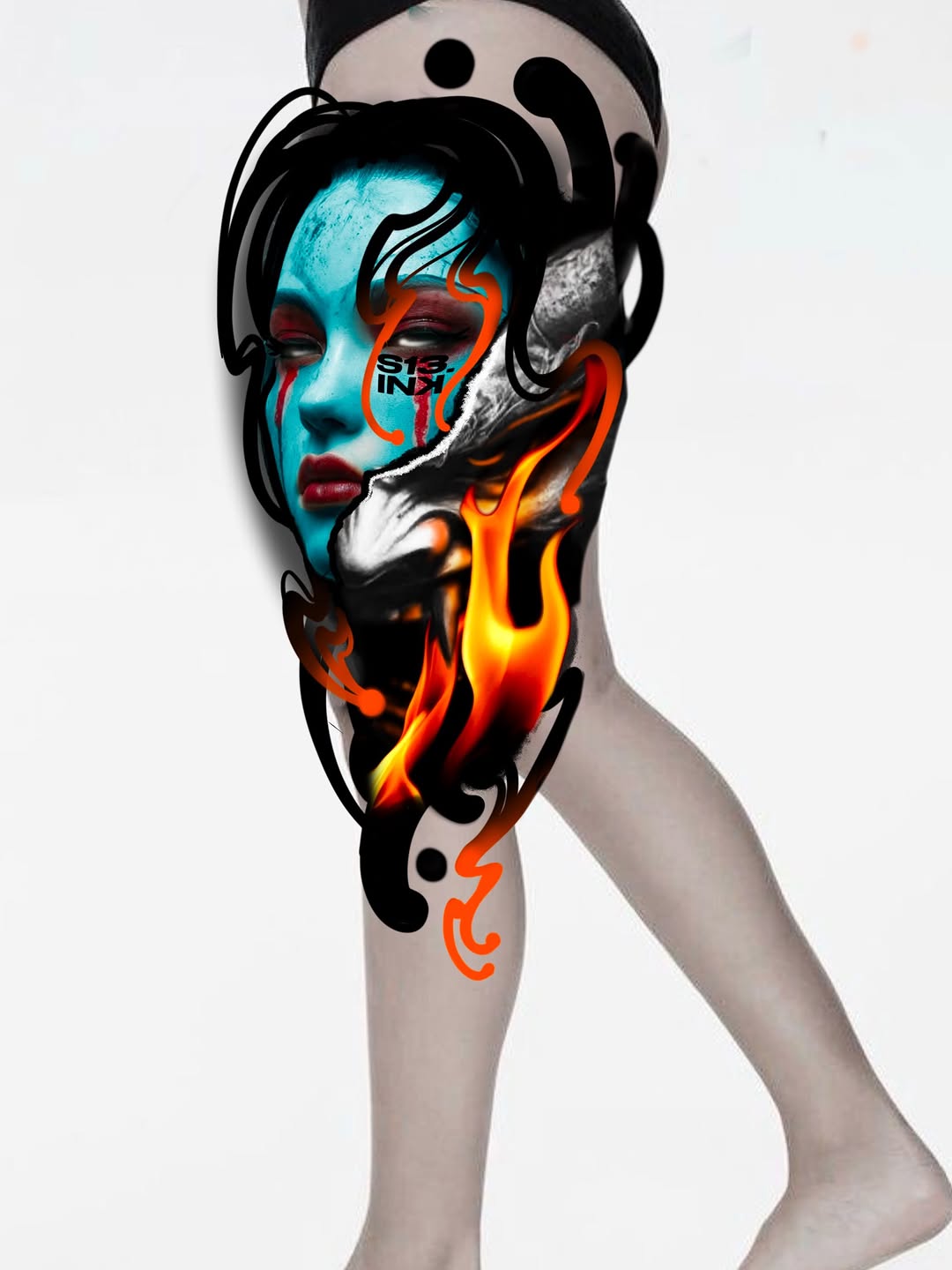 Tattoo by @s13.ink — trash_polka, realism