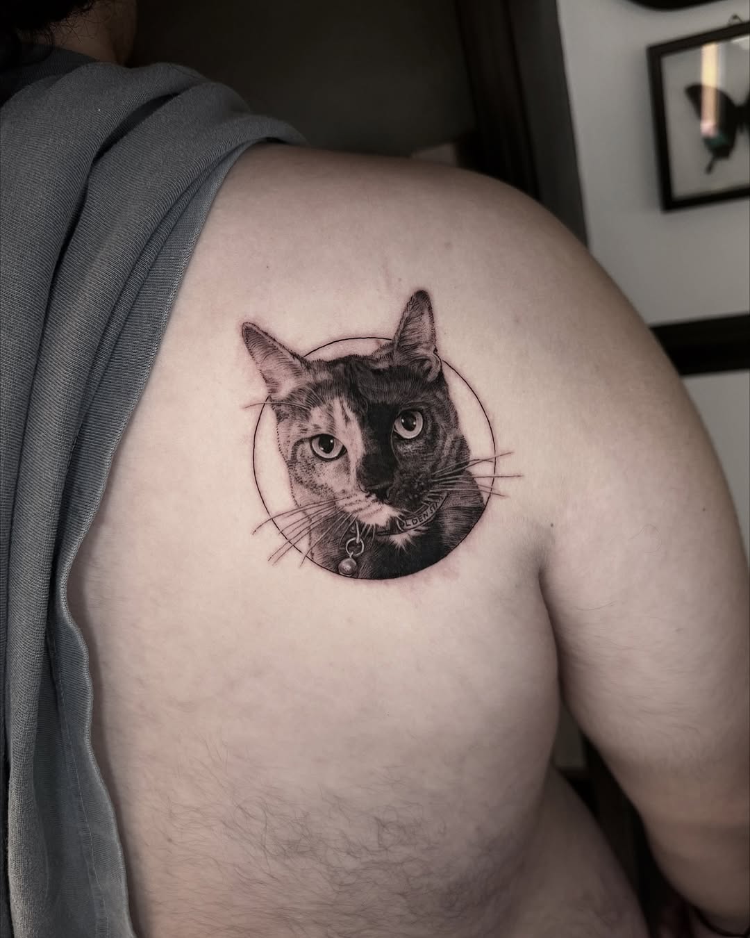 Tattoo by @tee.tattoo — realism, black_and_grey