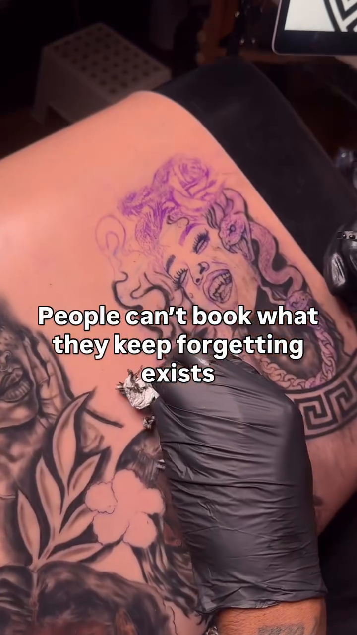Tattoo by @inked.byrahh — realism, black_and_grey