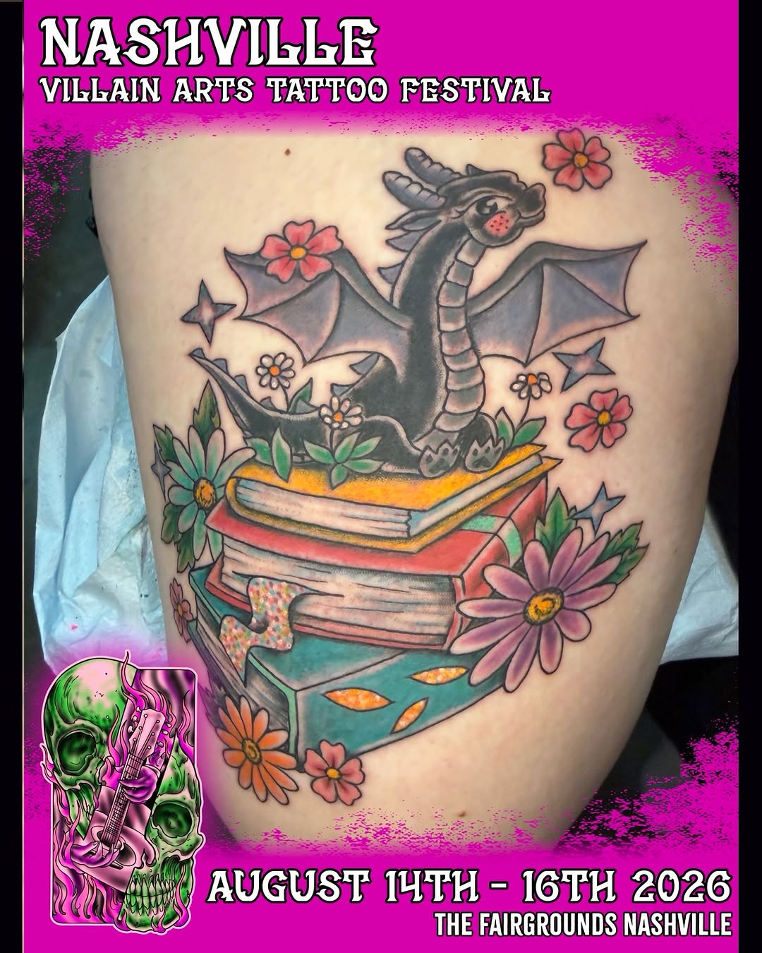 Tattoo by @itsglitter — new_school