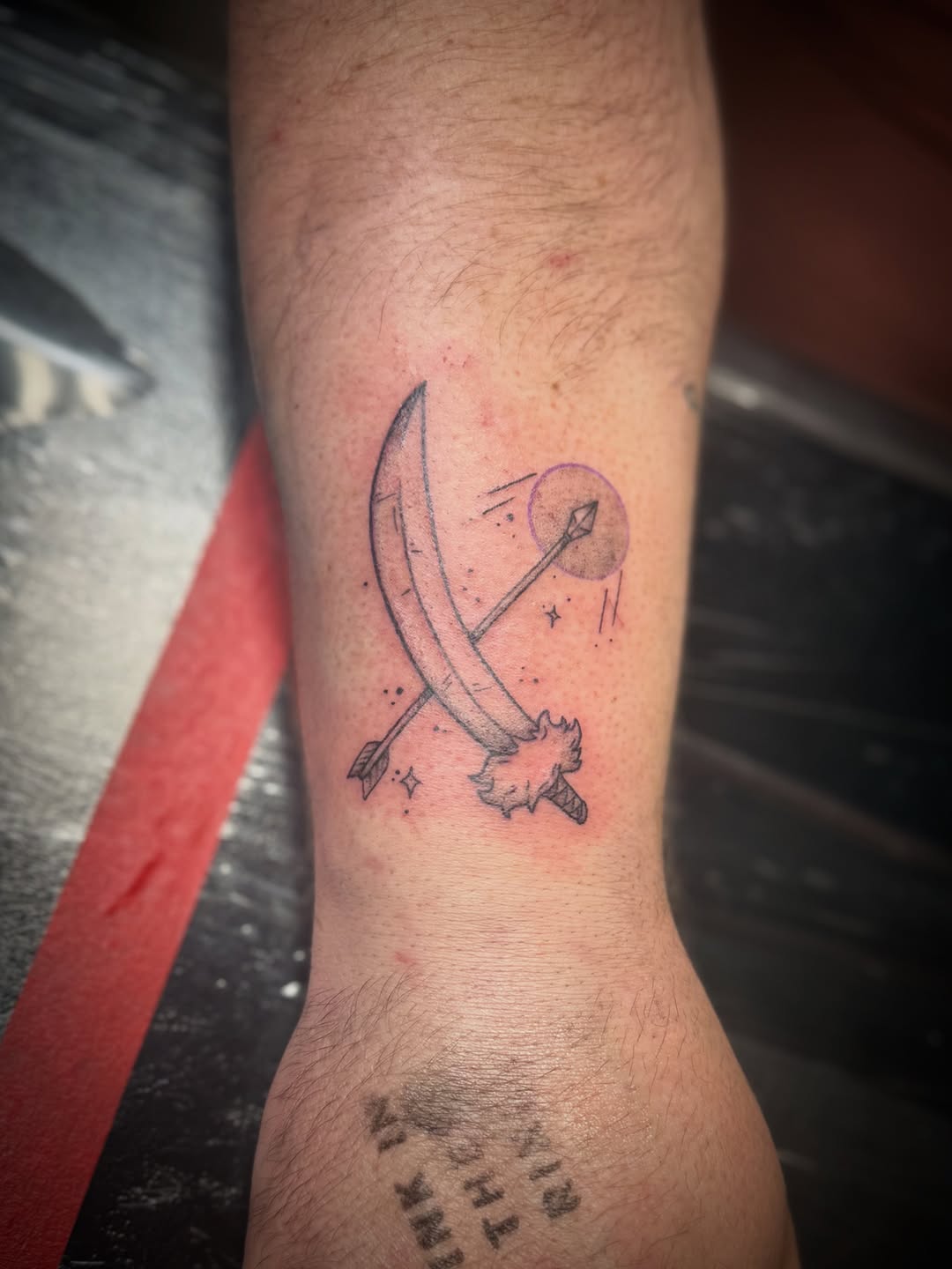 Tattoo by @shadowsteptattoo — fine_line, sketch