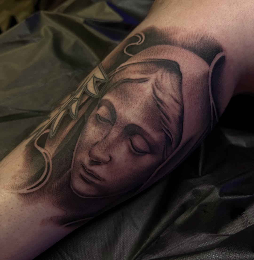 Tattoo by @tattoosxjoseph — black_and_grey, realism