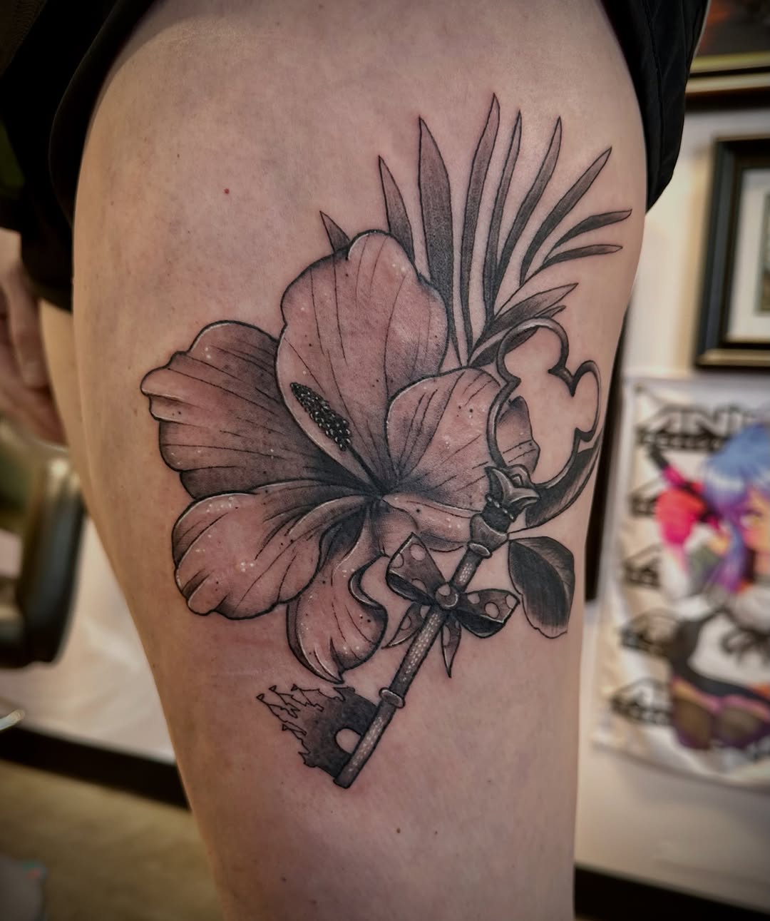 Tattoo by @chrisgraytattoos — black_and_grey, realism
