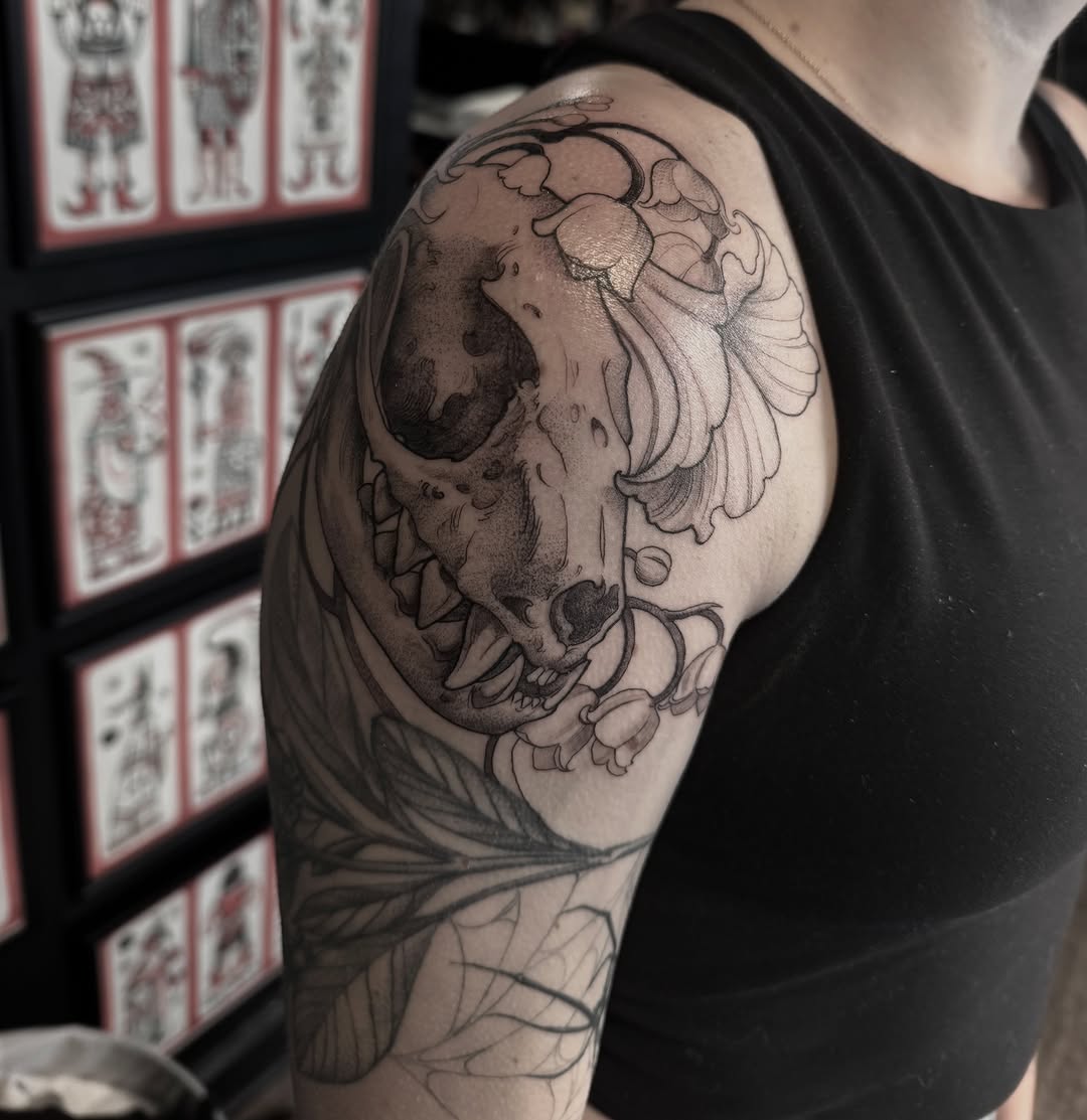 Tattoo by @sadsamtattoo — black_and_grey, realism
