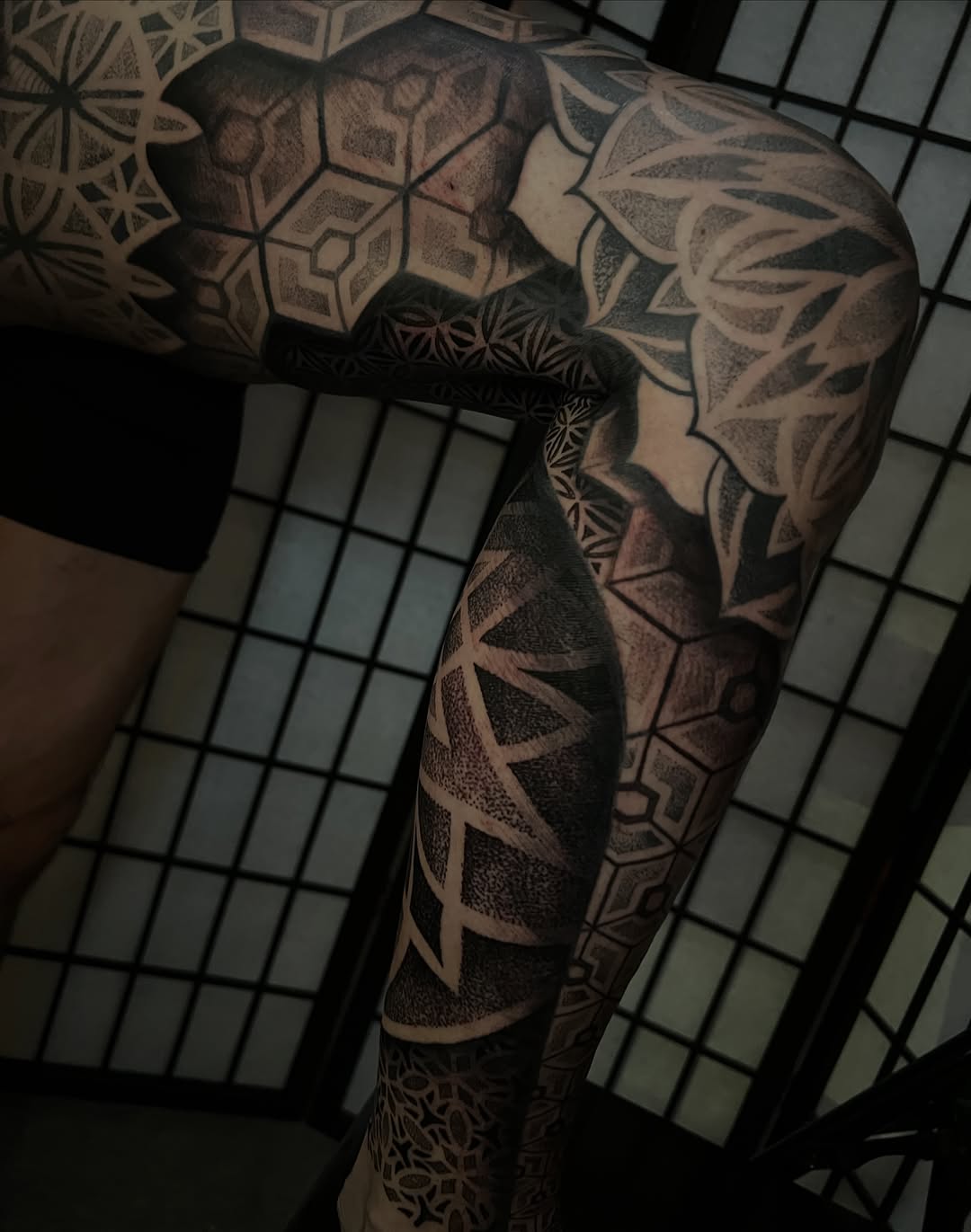 Tattoo by @frankendots — geometric, dotwork