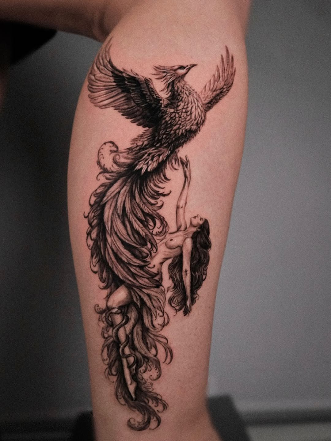 Tattoo by @da.an_tattooer — realism, black_and_grey
