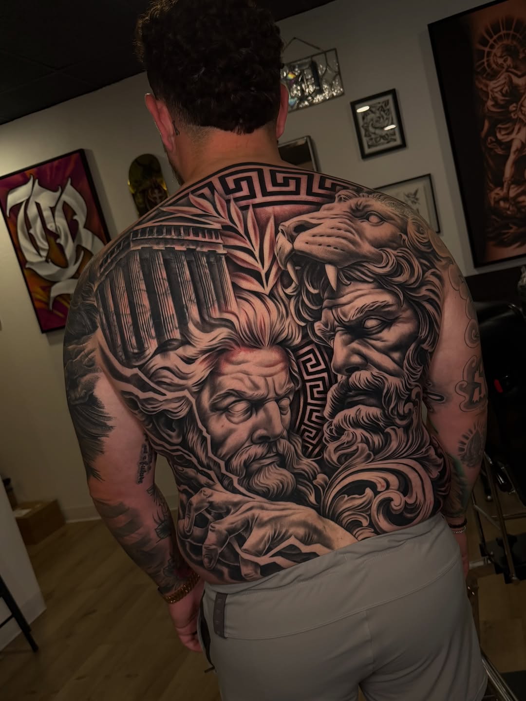 Tattoo by @coleworldtattoo — black_and_grey, realism