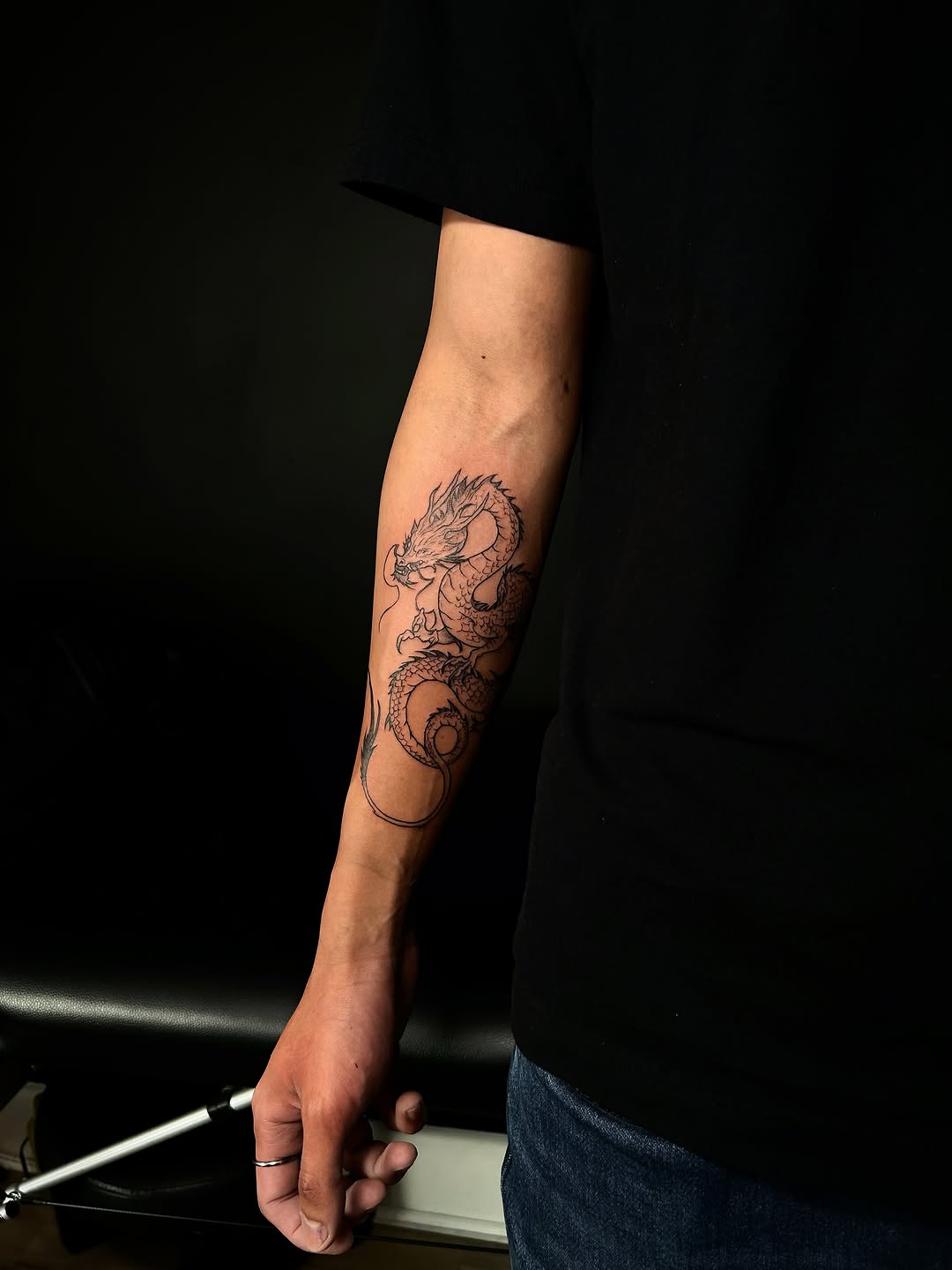 Tattoo by @inky.jnnh — japanese_irezumi, fine_line