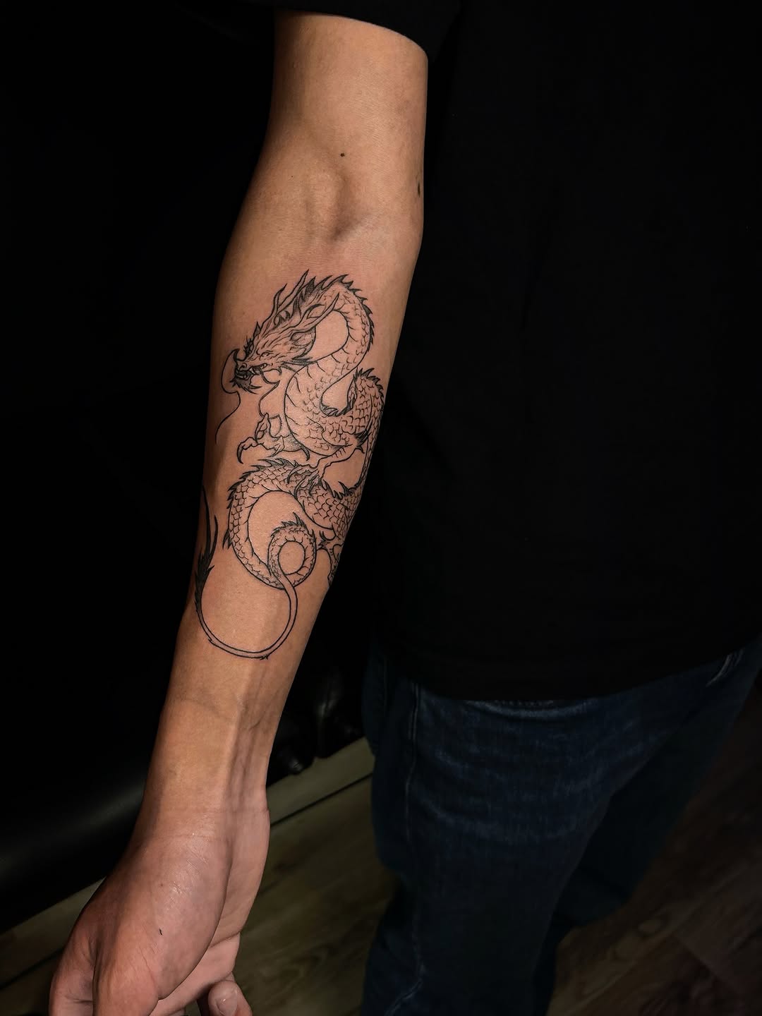 Tattoo by @inky.jnnh — fine_line, japanese_irezumi