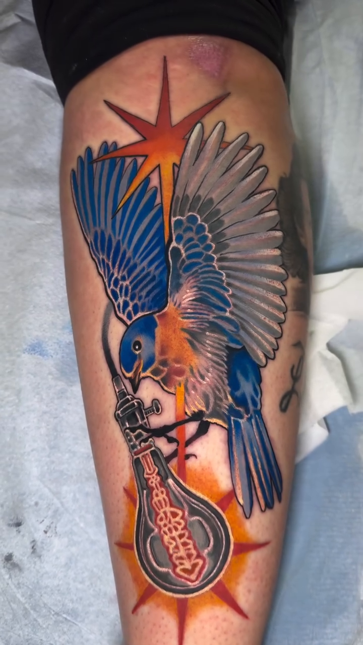 Tattoo by @scuba.steve.tattoos — neo_traditional, realism
