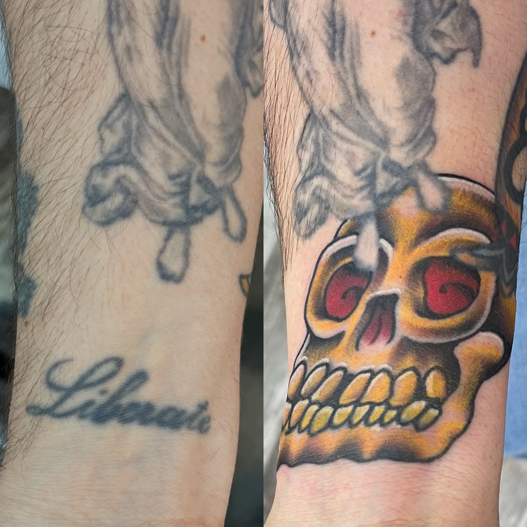 Tattoo by @slimwinters — neo_traditional, black_and_grey