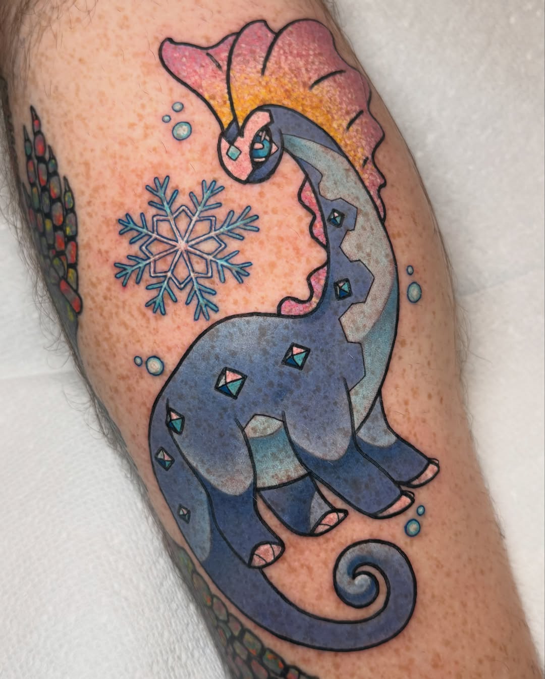 Tattoo by @dovahtattoos — new_school, anime