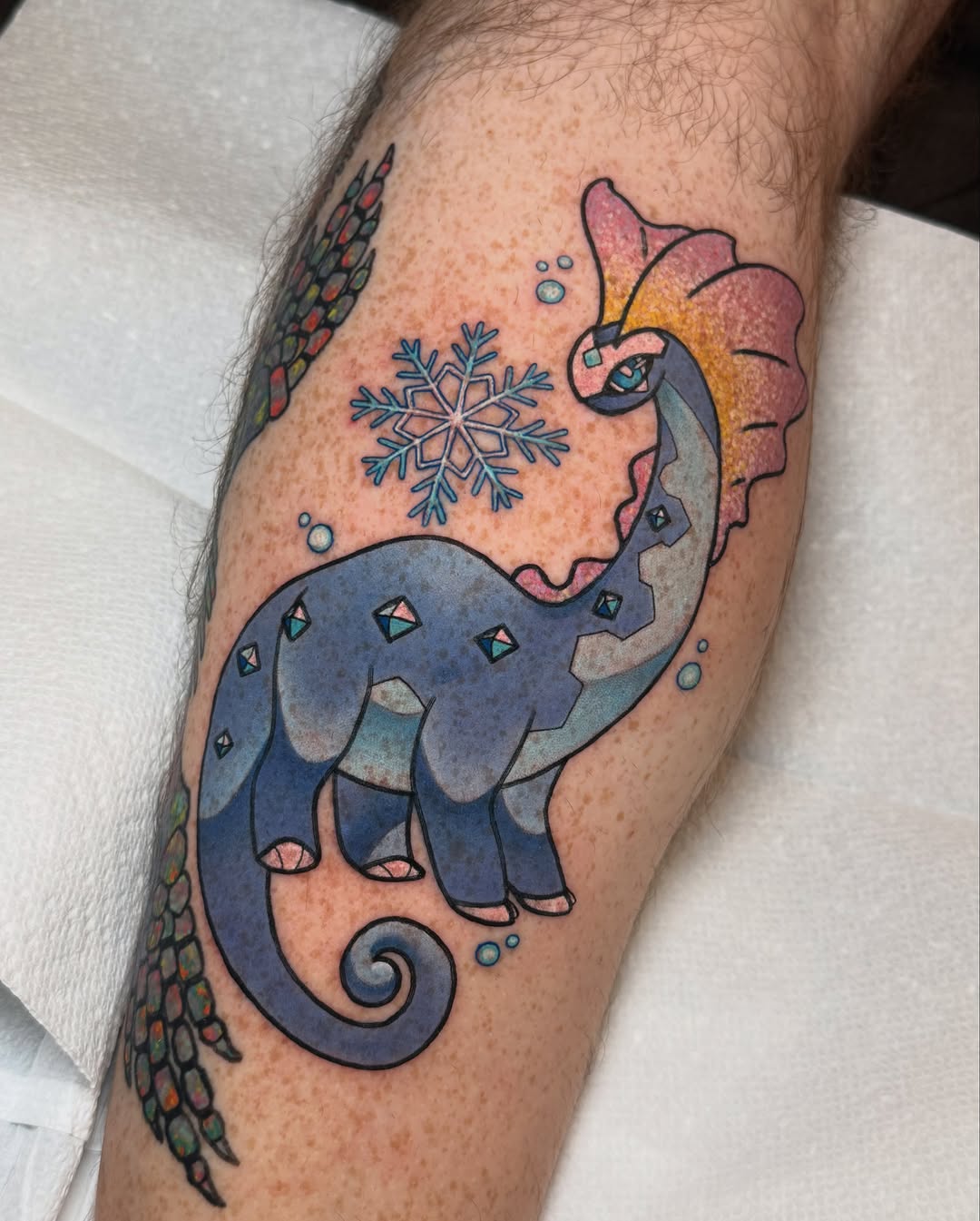 Tattoo by @dovahtattoos — new_school, anime