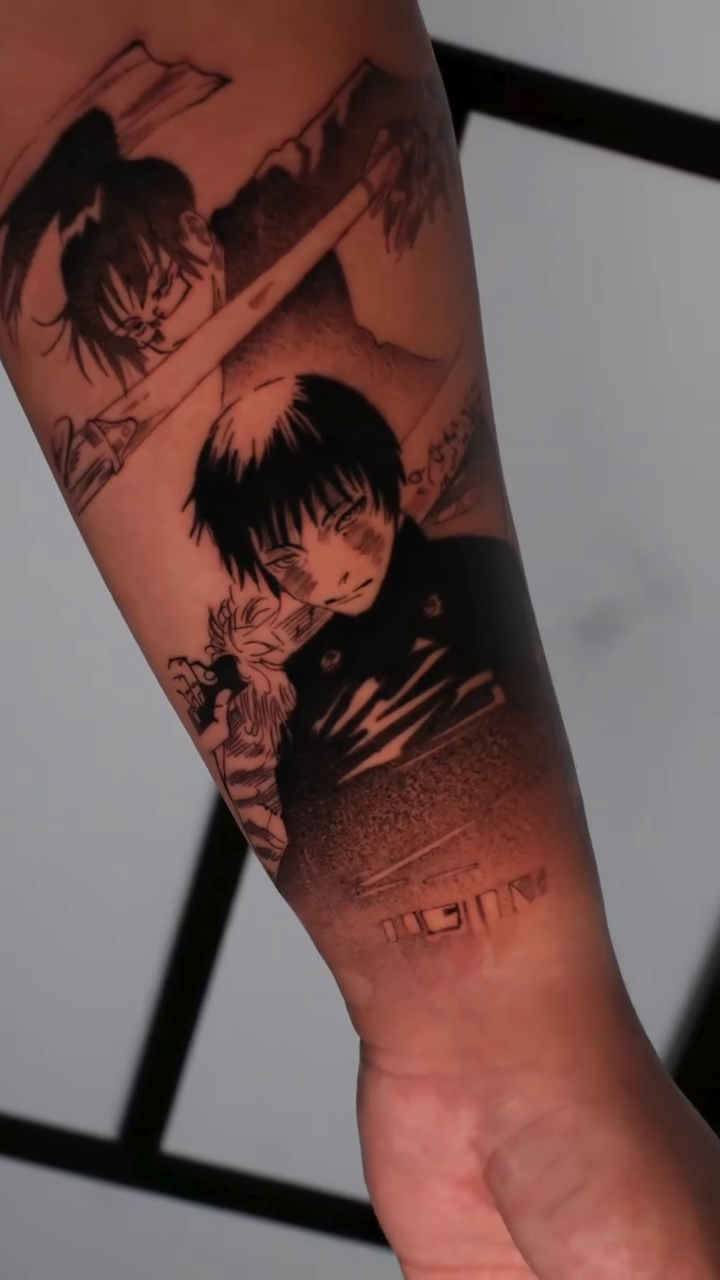 Tattoo by @yakir.tattooer — anime
