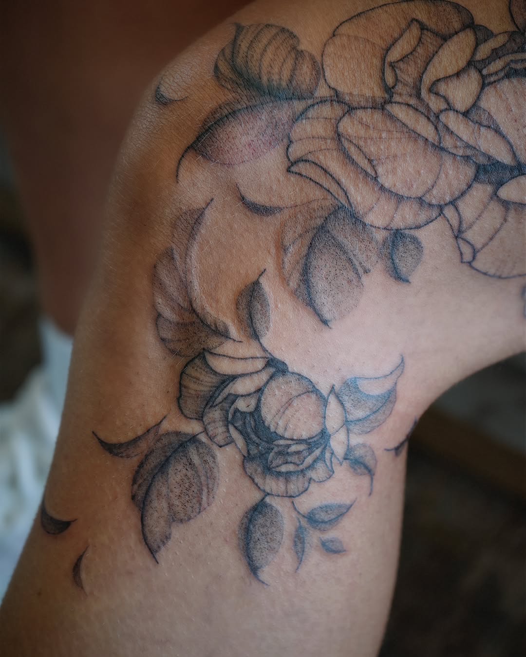 Tattoo by @burningrebelliontattoo — black_and_grey, fine_line