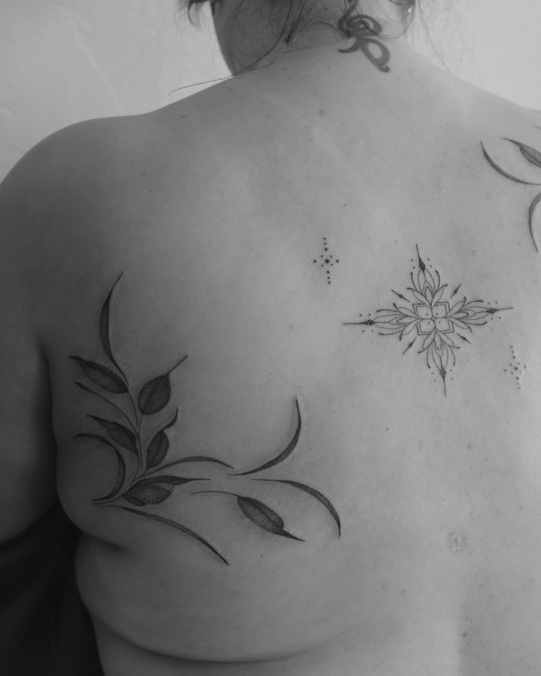 Tattoo by @burningrebelliontattoo — fine_line, dotwork