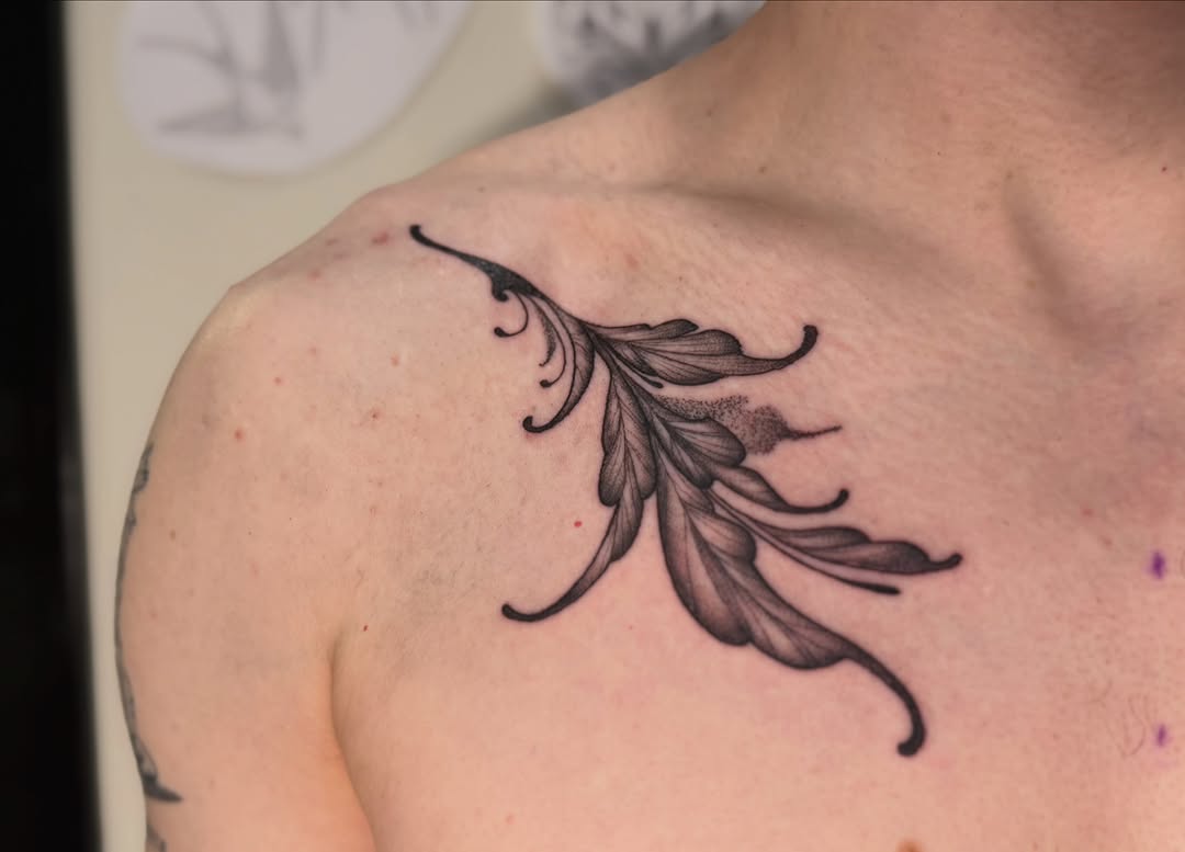 Tattoo by @maddyctattoos — black_and_grey, ornamental