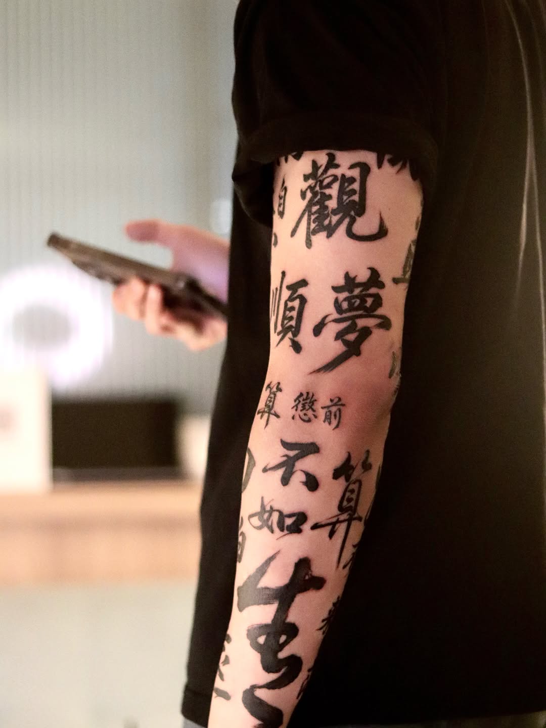 Tattoo by @kallo_tt — lettering_script