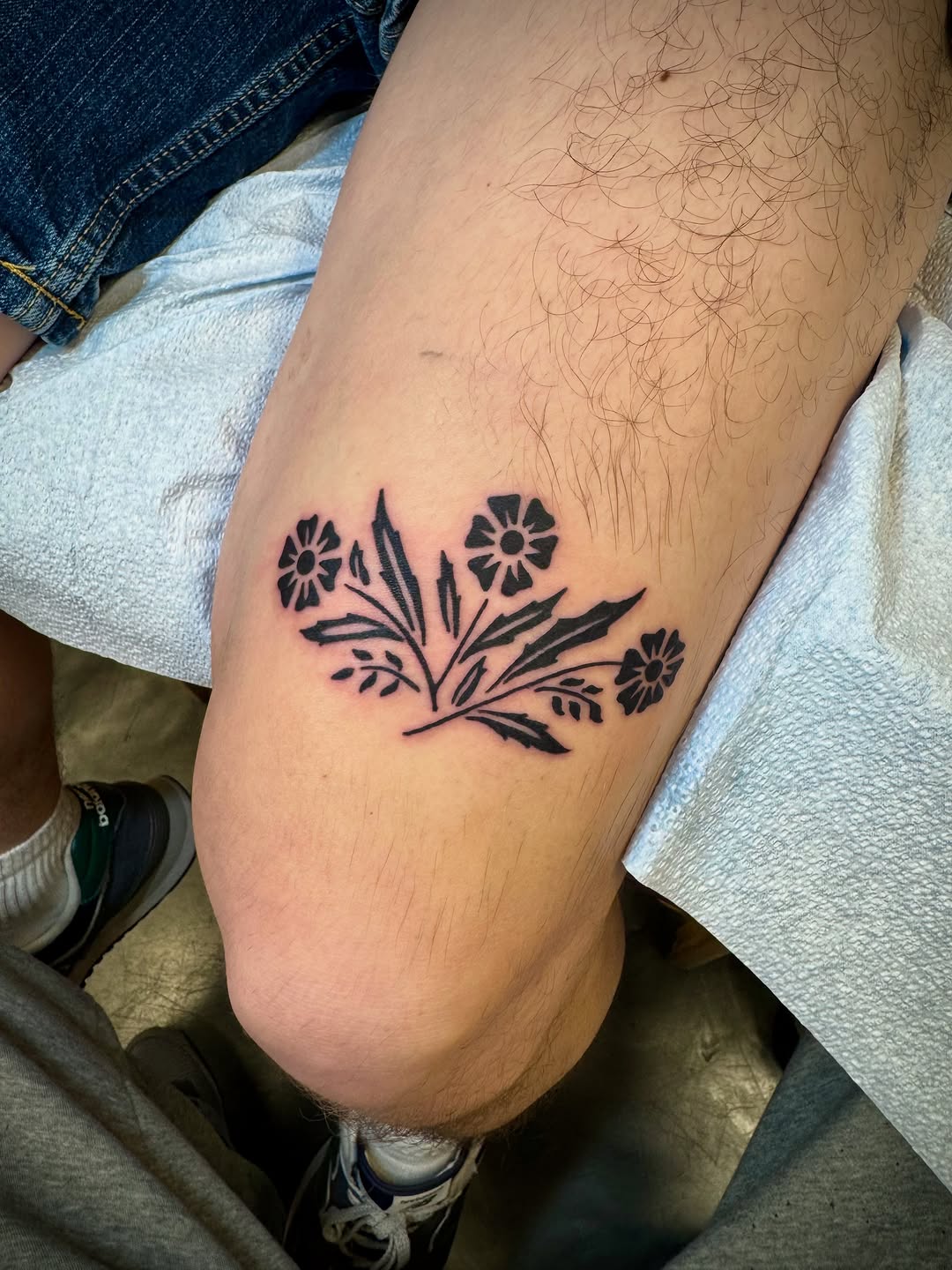 Tattoo by @notmikewilson โ blackwork