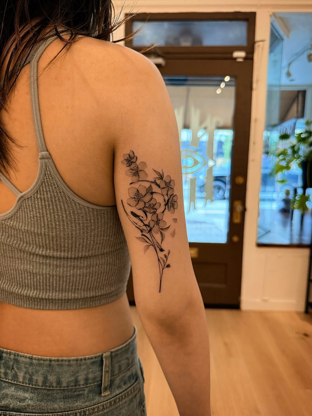 Tattoo by @tattooer_nick β fine_line, black_and_grey