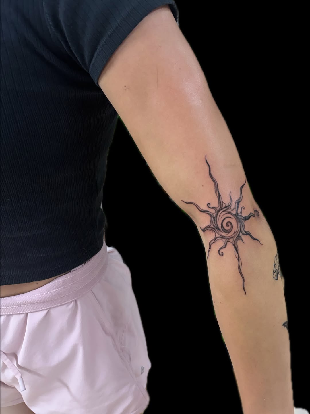 Tattoo by @tiff_for_tatts — fine_line, black_and_grey