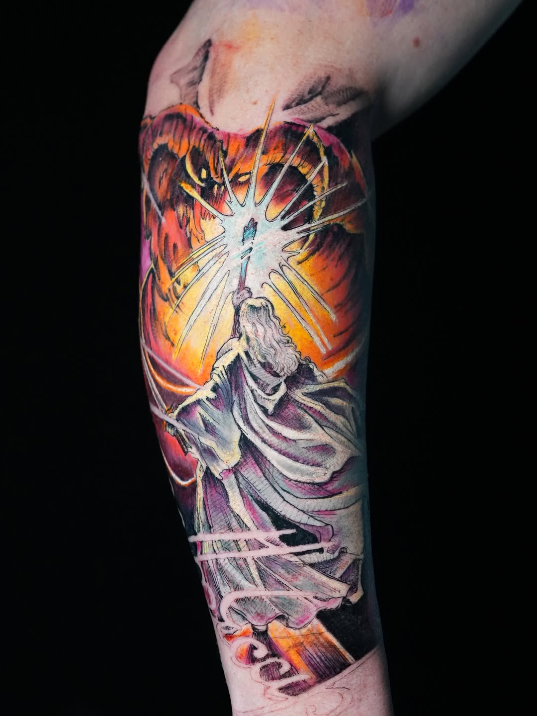 Tattoo by @walde.tattoo — realism, trash_polka