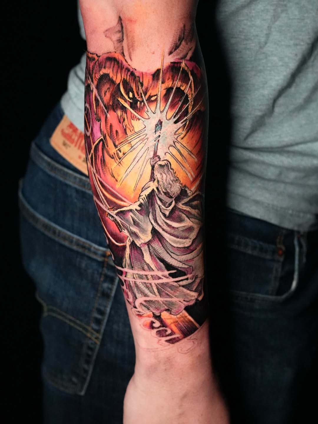 Tattoo by @walde.tattoo — realism, trash_polka