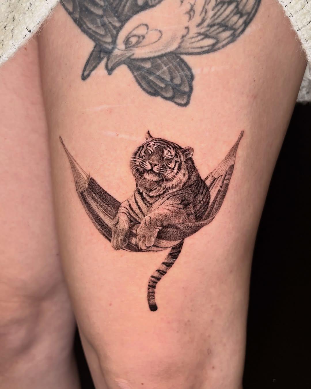 Tattoo by @wonniiink — dotwork, realism