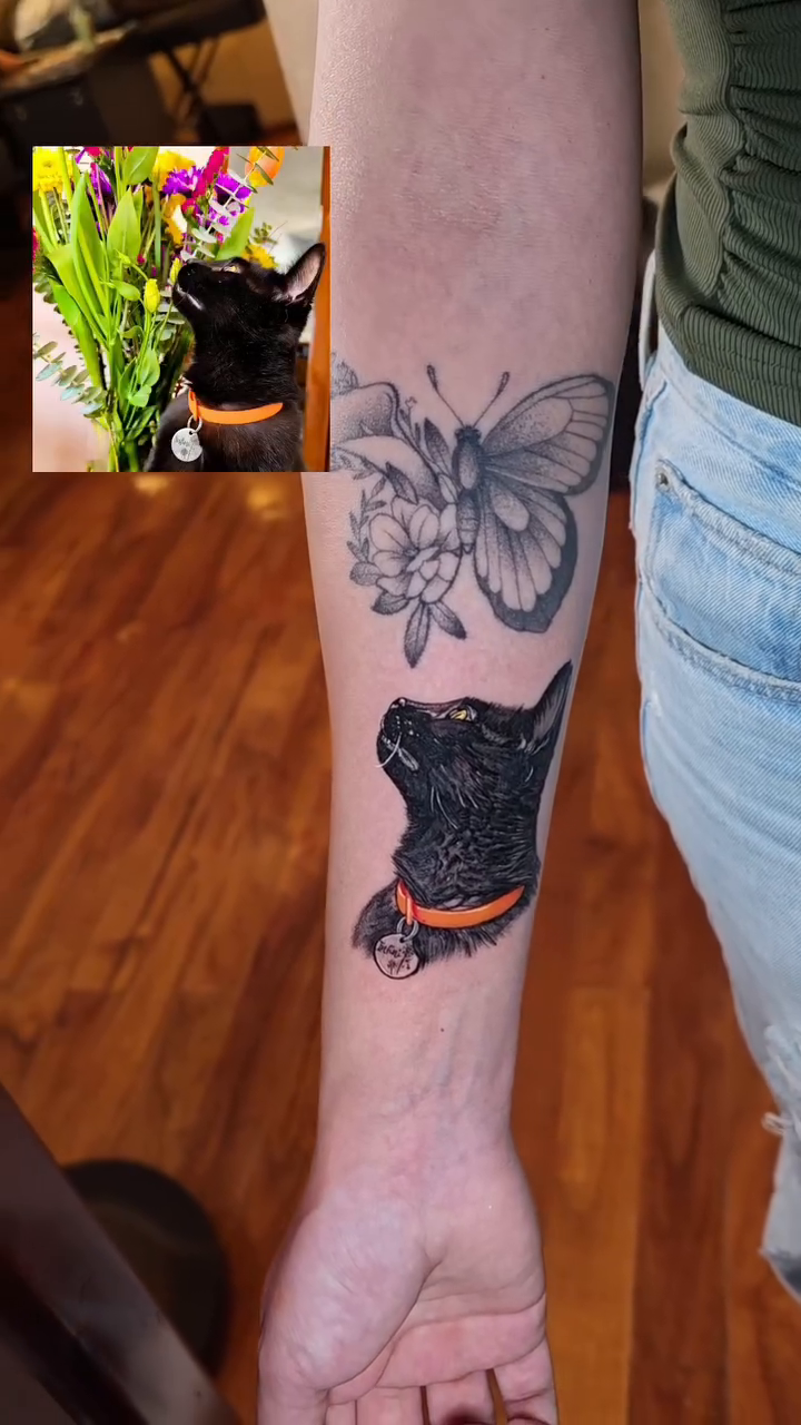Tattoo by @mishelcastro_tattoo — realism, black_and_grey