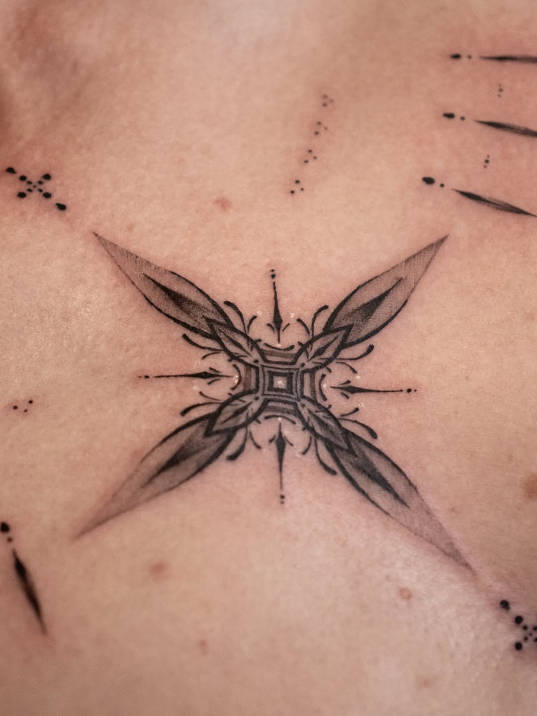 Tattoo by @sil_ornament โ geometric, ornamental