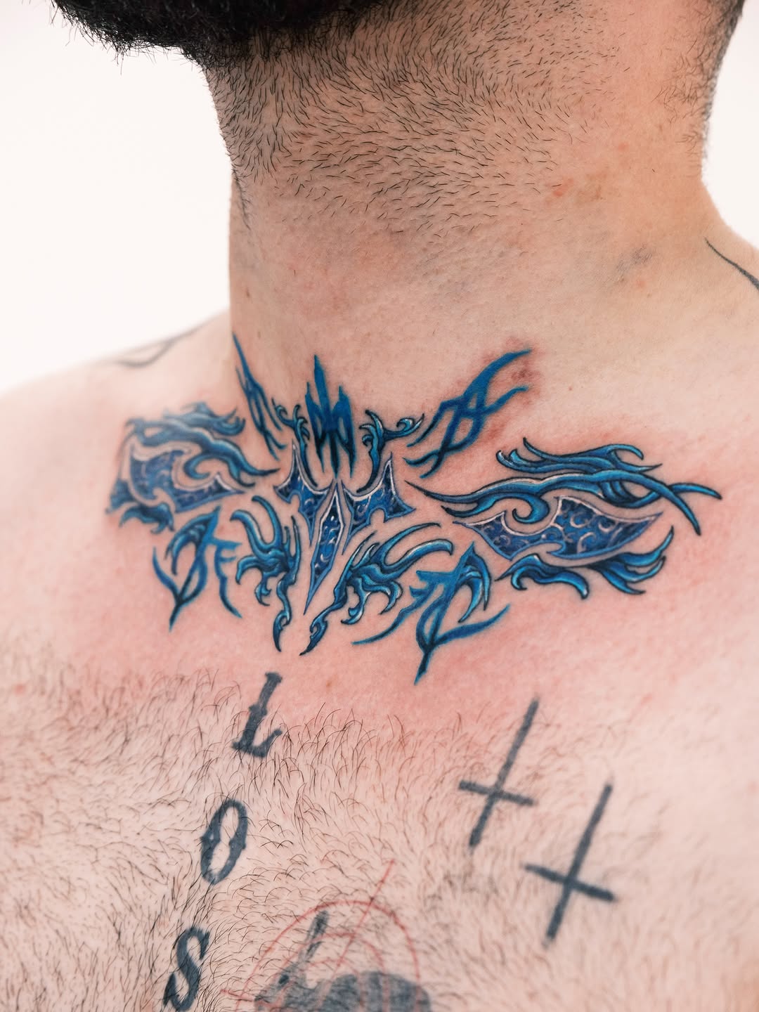 Tattoo by @melange.tattoo — blackwork, ornamental