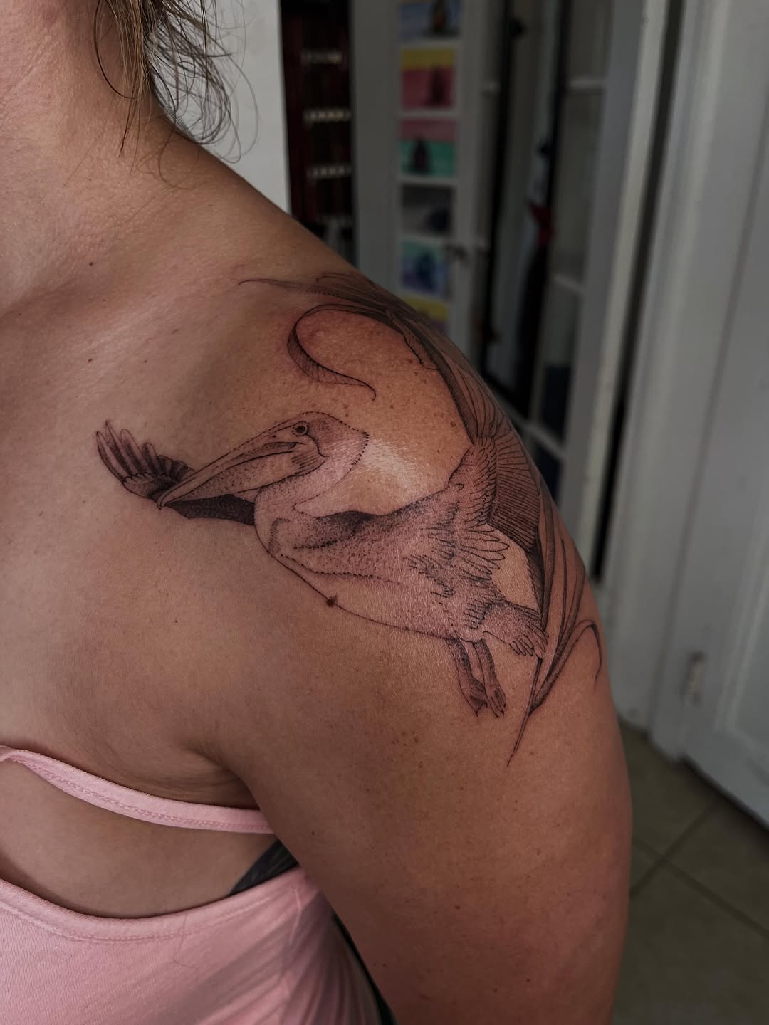Tattoo by @ovarydose — black_and_grey, realism