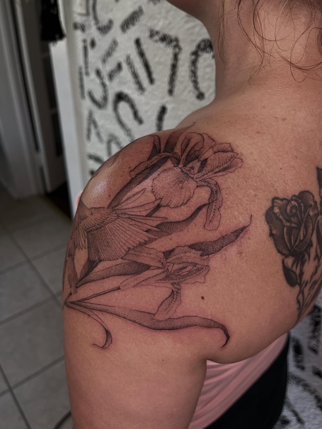 Tattoo by @ovarydose — black_and_grey, realism