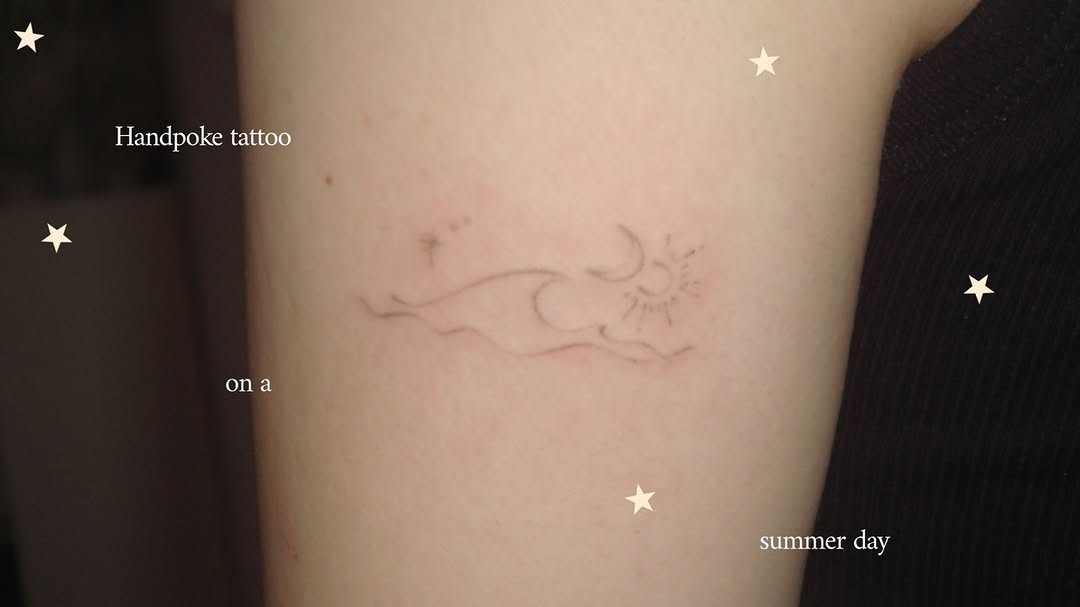 Tattoo by @011poke — fine_line, minimalist