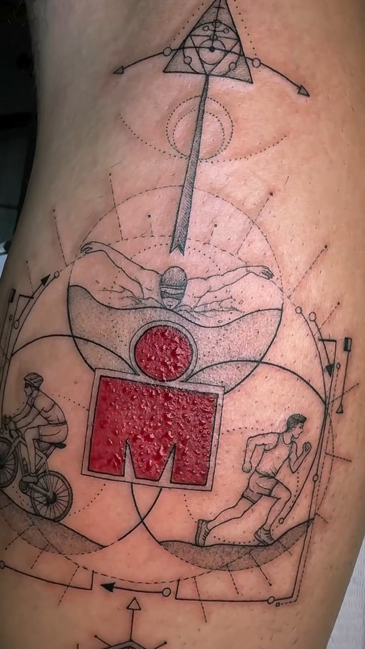 Tattoo by @leeink_studio — geometric, realism