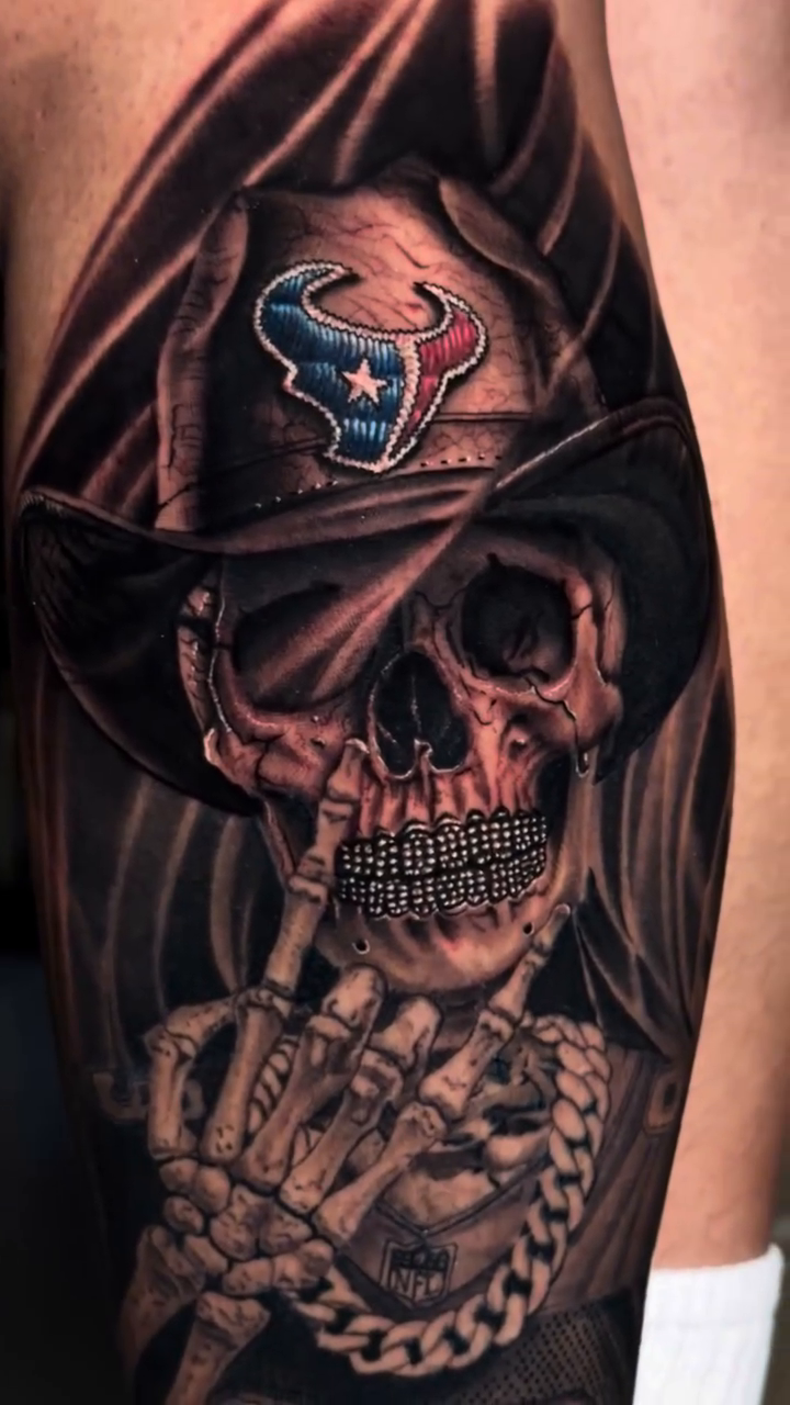 Tattoo by @monkey.tattoo.art β realism, black_and_grey