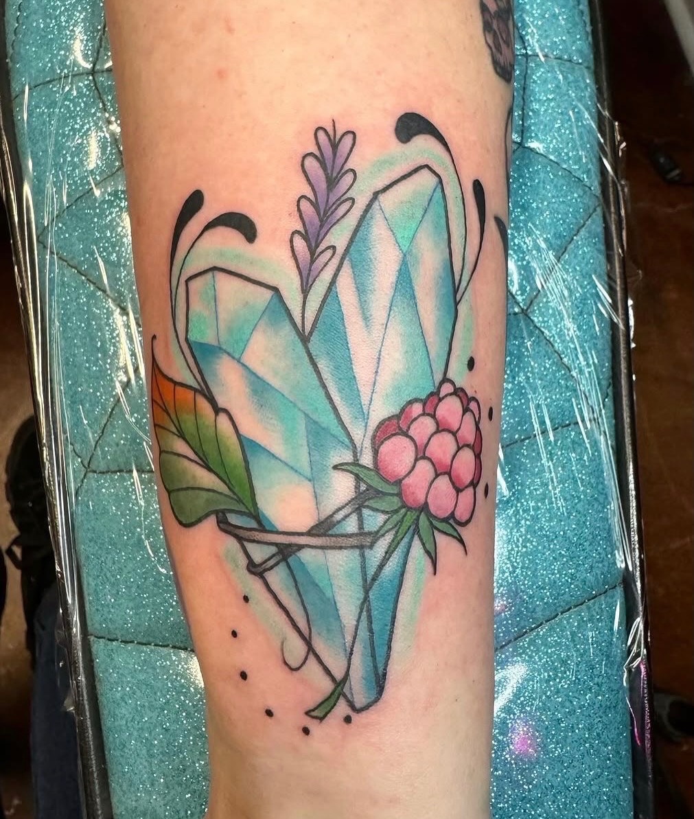Tattoo by @murbees.designs — fine_line, watercolor