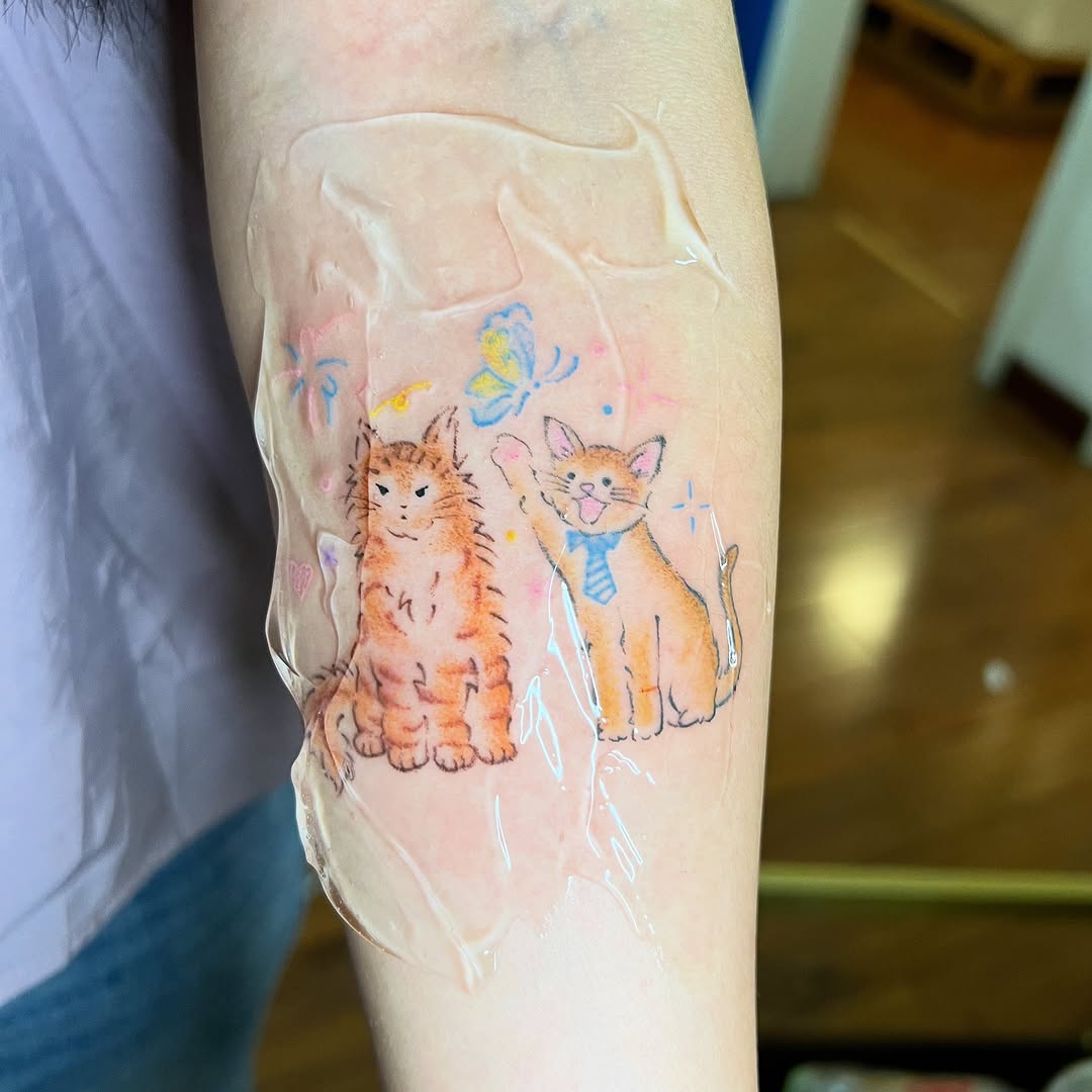 Tattoo by @swetty_tattoo — new_school, anime