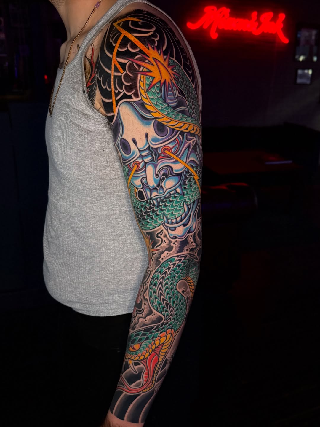 Tattoo by @mariothetattooer — japanese_irezumi